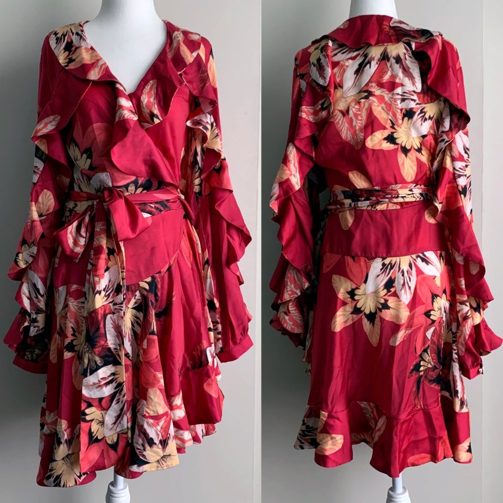 PATBO Carmen Wrap Dress - Picture 3 of 7